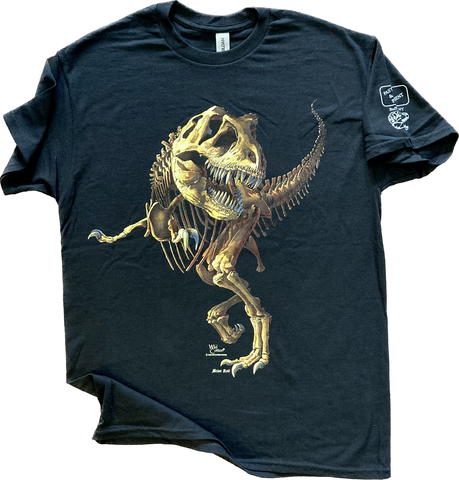 T.rex Skeleton T-Shirt, Adult