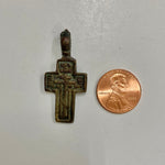 Ancient Russian Orthodox Cross Pendant