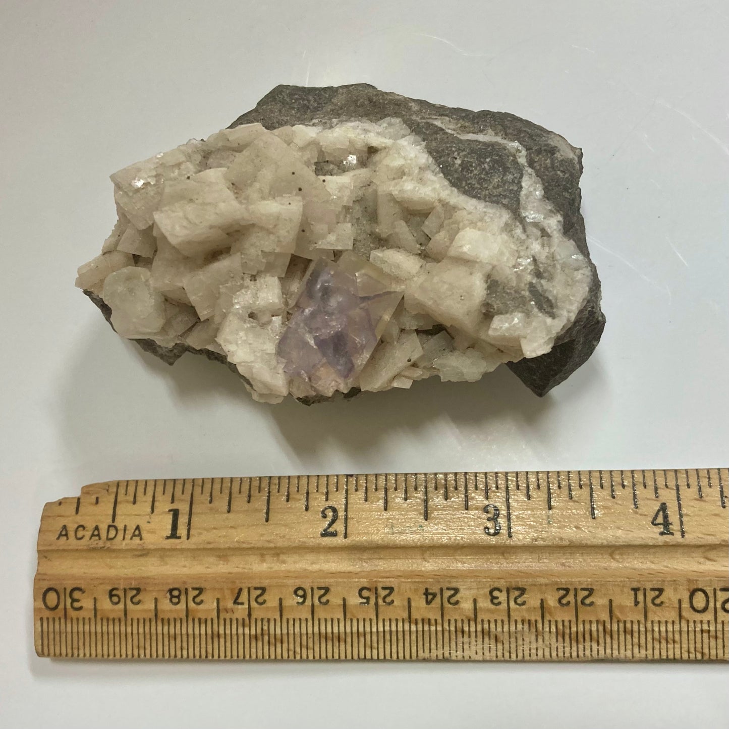 Fluorite & Calcite on Dolomite