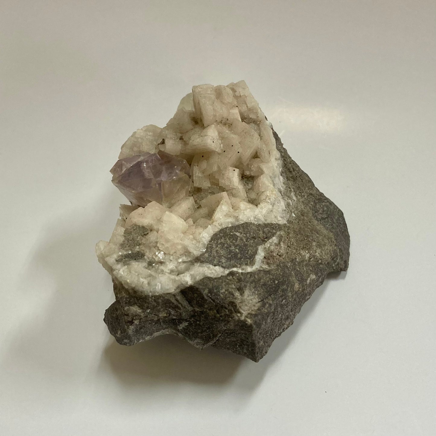 Fluorite & Calcite on Dolomite