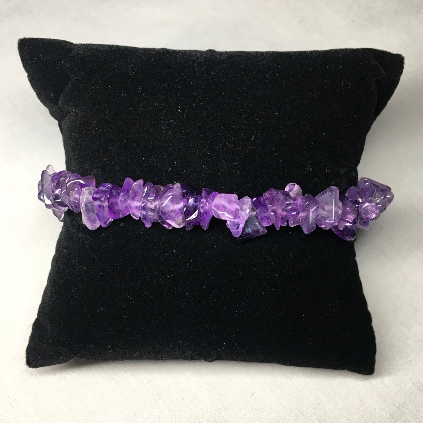 Crystal Chip Tumbled Stone Bracelet