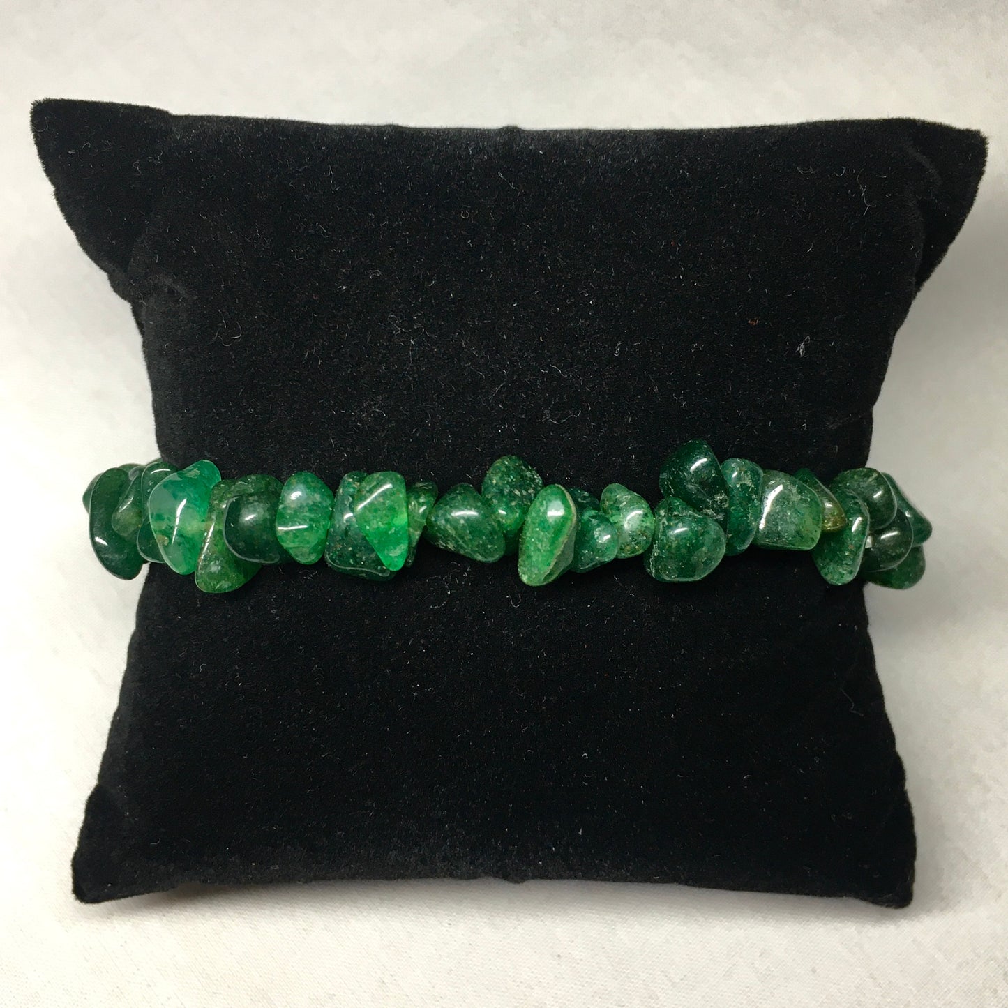 Crystal Chip Tumbled Stone Bracelet