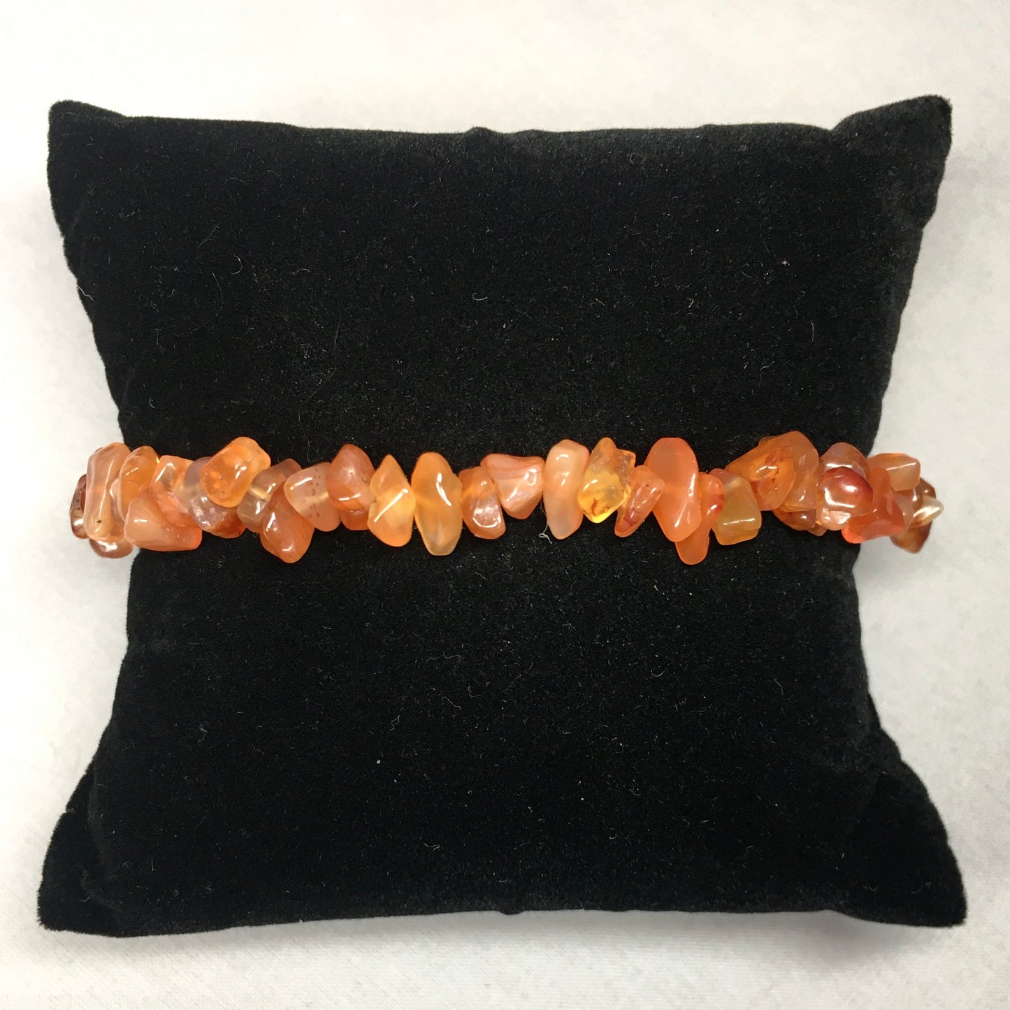 Crystal Chip Tumbled Stone Bracelet