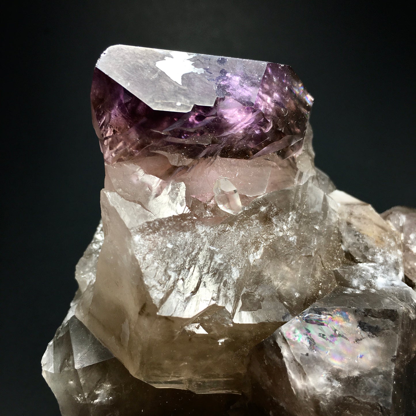 Elestial Smoky Amethyst