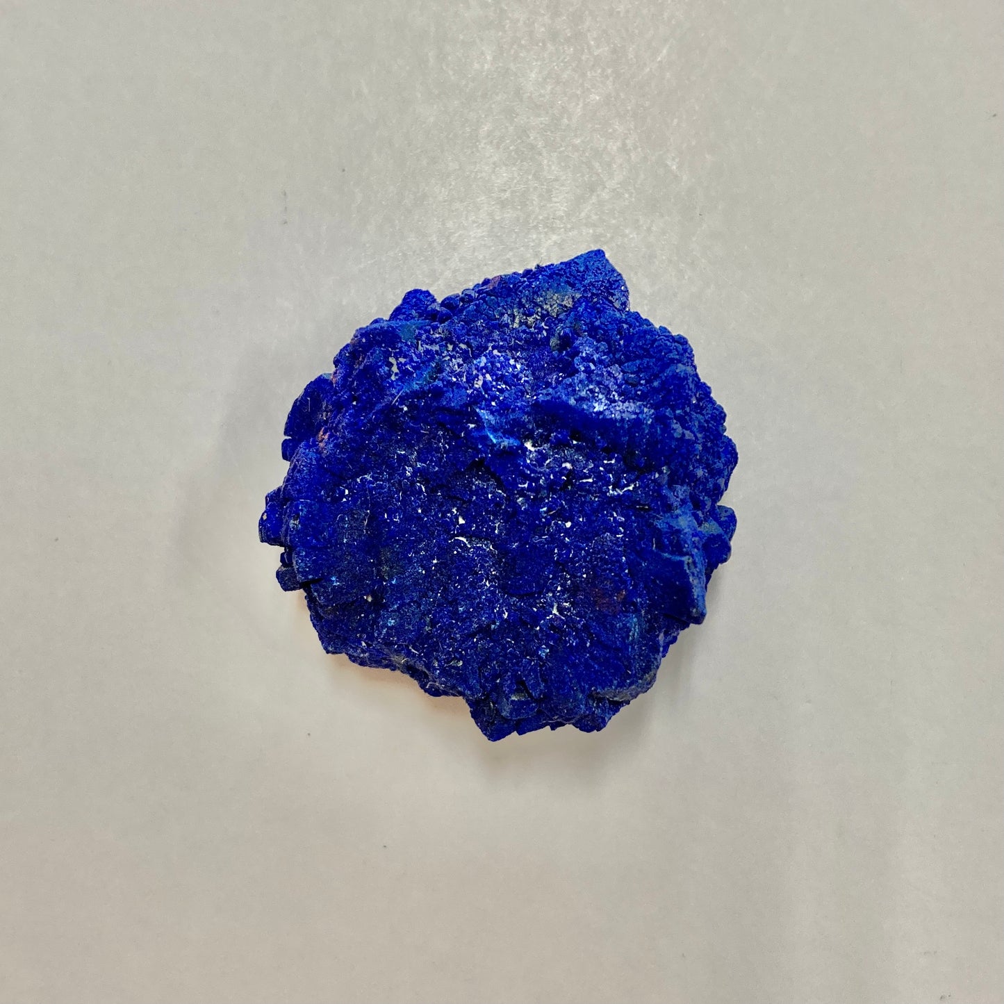 Azurite Sun in Kaolinitic Siltstone/Sandstone