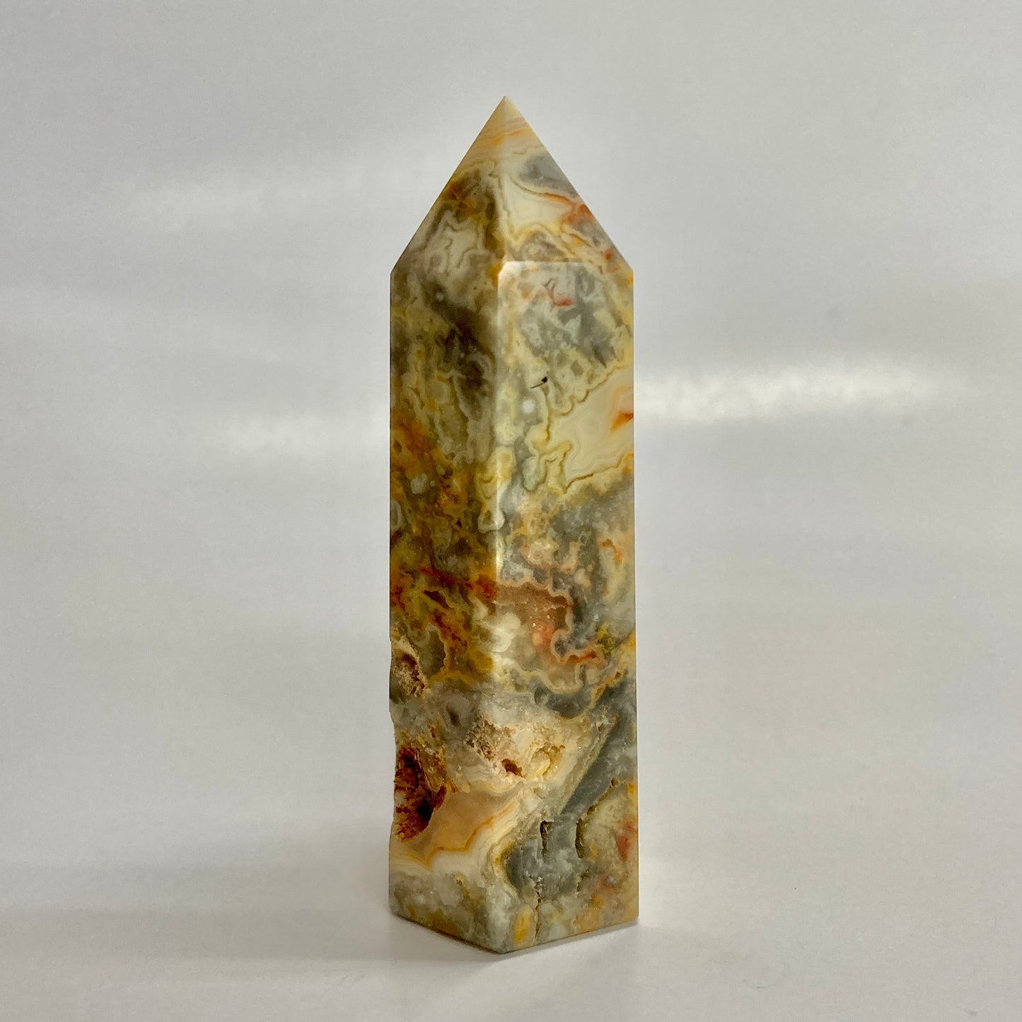 Crazy Lace Agate Tower