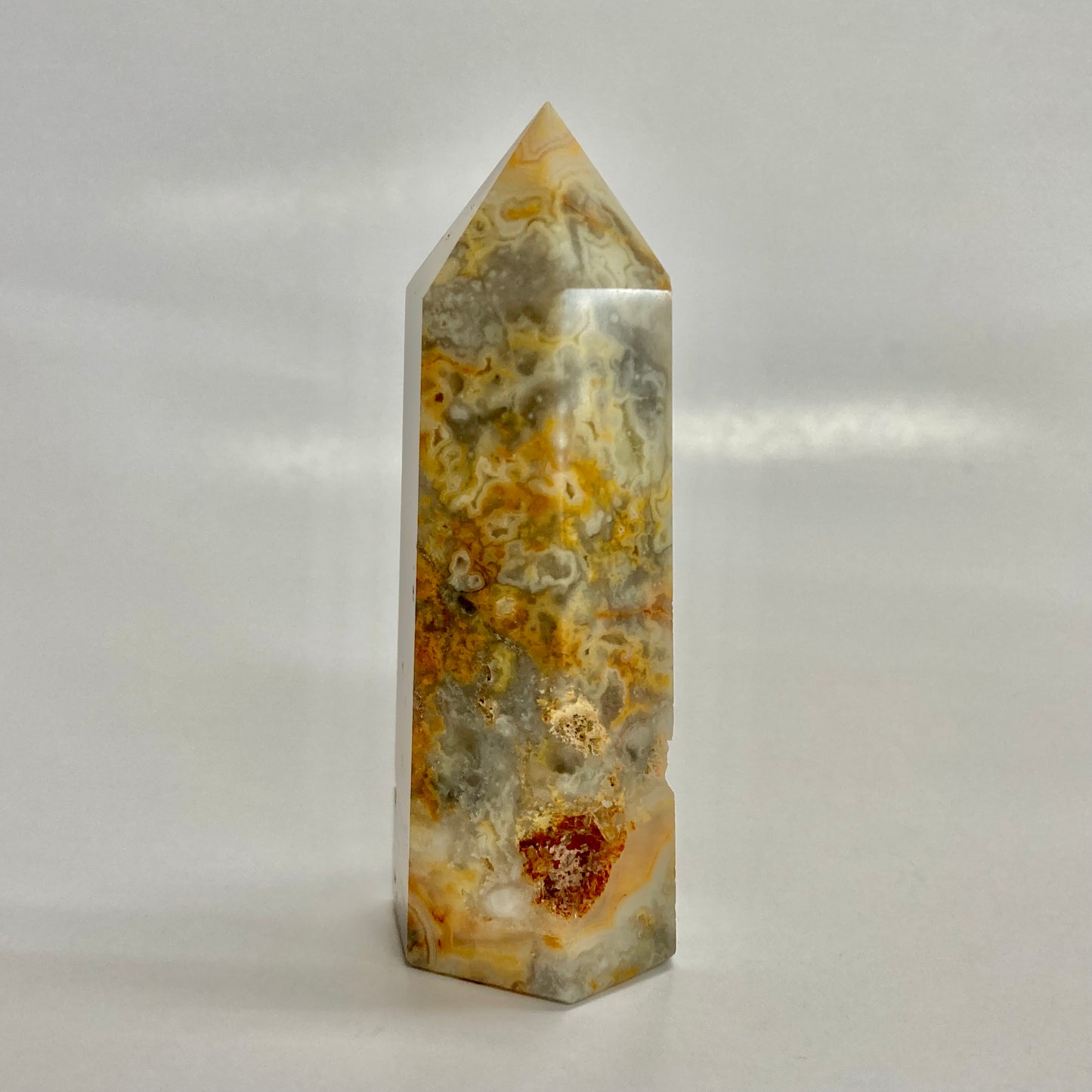 Crazy Lace Agate Tower