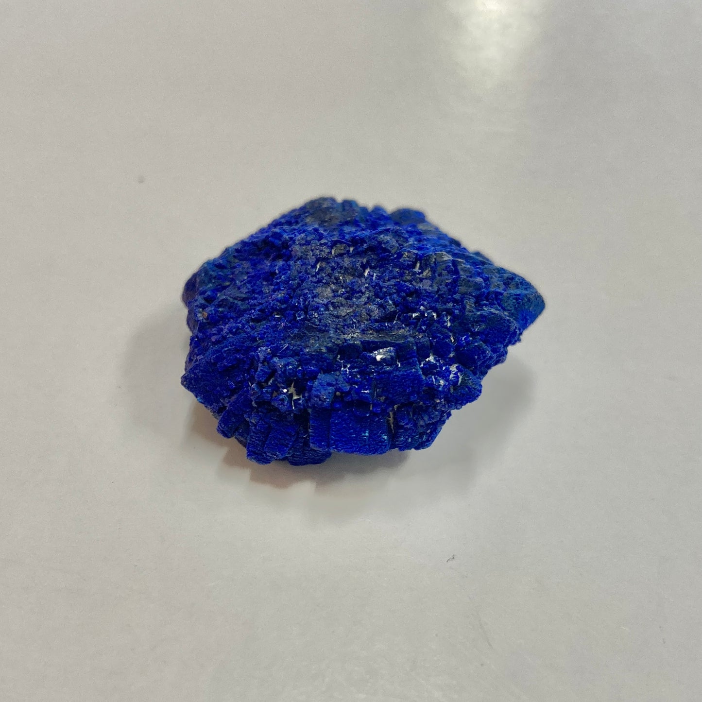 Azurite Sun in Kaolinitic Siltstone/Sandstone