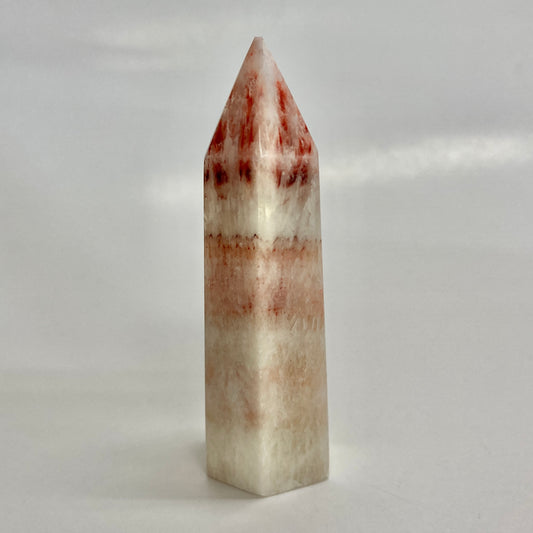 Red Calcite Tower